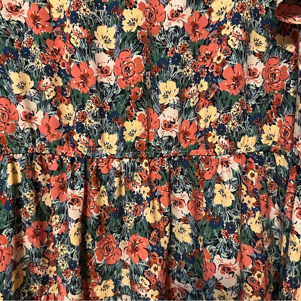 Agnes Orinda Three-Tiered Ruffle Sleeve Dress - Picture 8 of 8